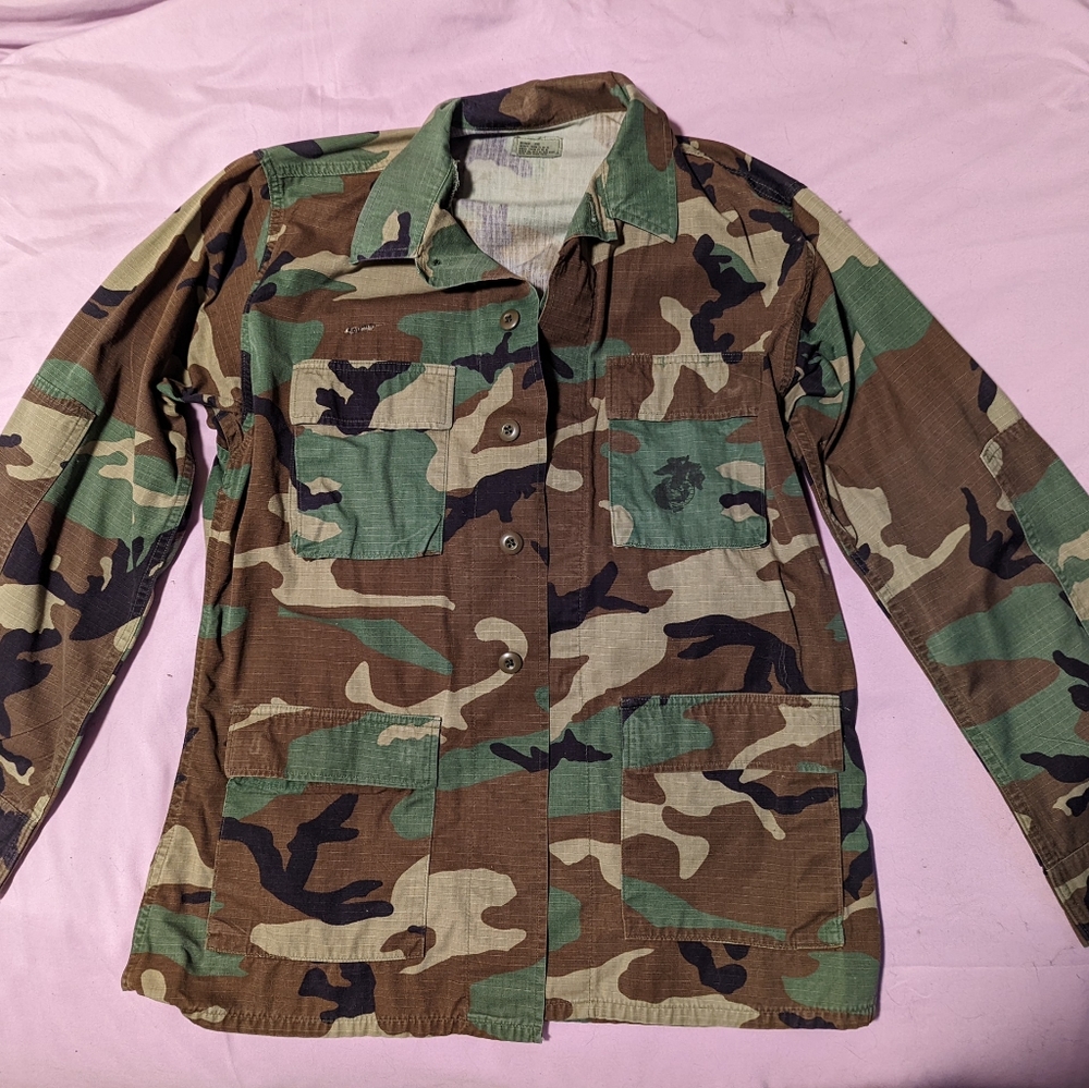 Camo Green Army Jacket